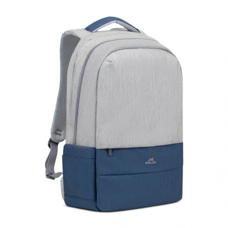 Rivacase 7567 Grau / Dunkelblau Notebookrucksack bis 17,3"
