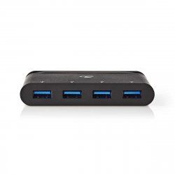 Nedis TCARF200BK interface hub USB 3.2 Gen 1 (3.1 Gen 1) Type-C Black