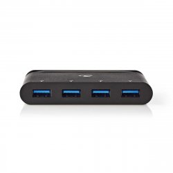 Nedis USB-Adapter USB 3.2 Gen 1 USB Type-C™ 4x USB Type-A, Schwarz