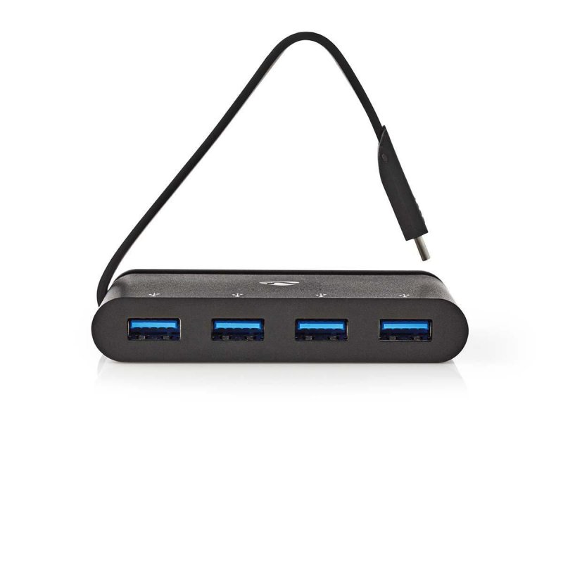 Nedis TCARF200BK interface hub USB 3.2 Gen 1 (3.1 Gen 1) Type-C Black