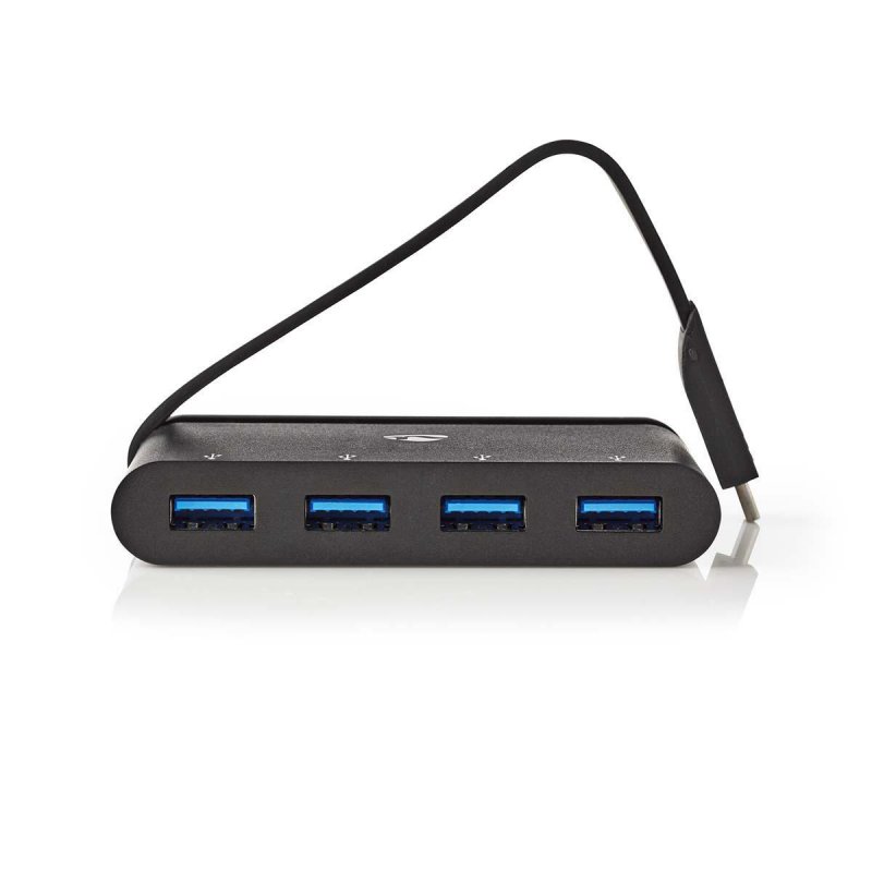 Nedis TCARF200BK interface hub USB 3.2 Gen 1 (3.1 Gen 1) Type-C Black