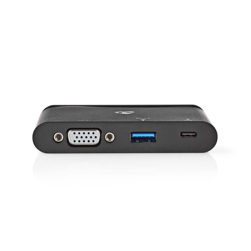Nedis TCARF220BK station d'accueil USB 3.2 Gen 1 (3.1 Gen 1) Type-C Noir