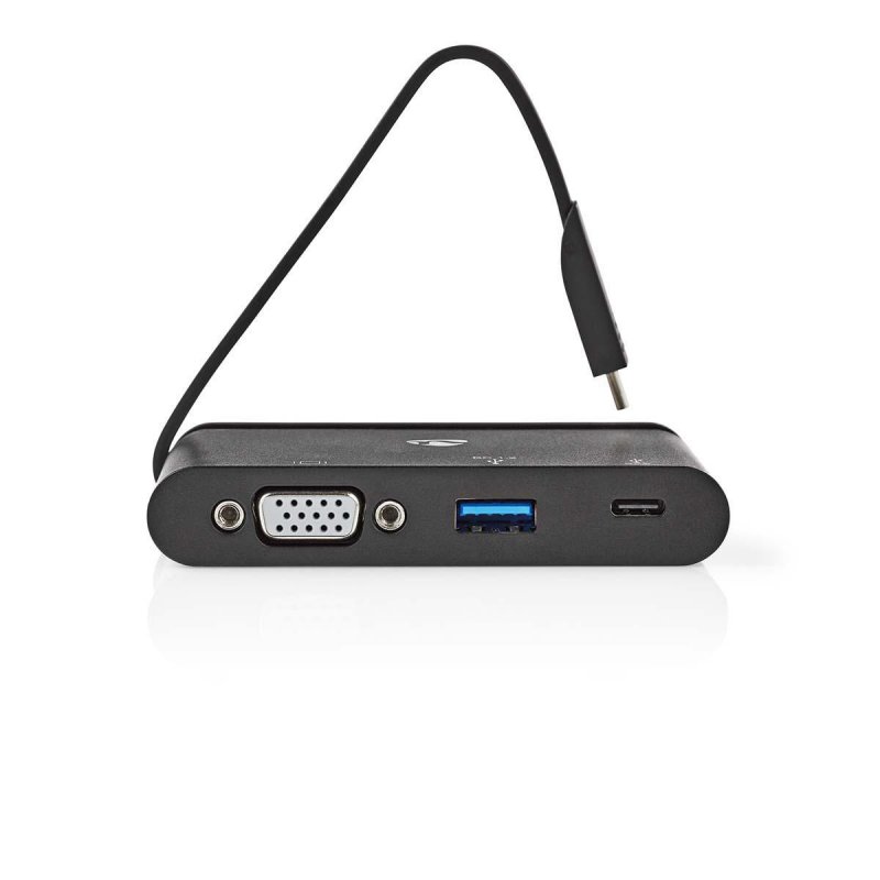 Nedis TCARF220BK notebook dock/port replicator USB 3.2 Gen 1 (3.1 Gen 1) Type-C Black