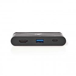Nedis TCARF240BK station d'accueil USB 3.2 Gen 1 (3.1 Gen 1) Type-C Noir