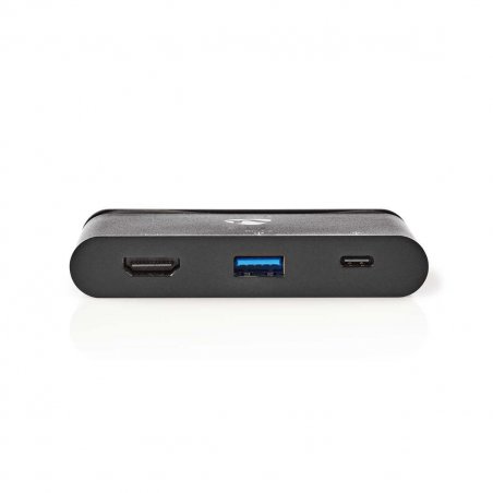 Nedis TCARF240BK notebook dock/port replicator USB 3.2 Gen 1 (3.1 Gen 1) Type-C Black