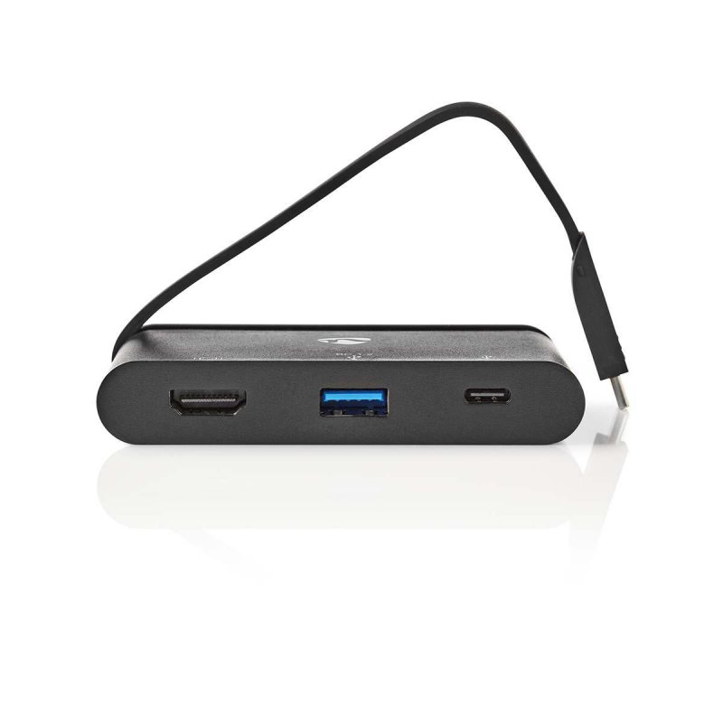 Nedis TCARF240BK notebook dock/port replicator USB 3.2 Gen 1 (3.1 Gen 1) Type-C Black