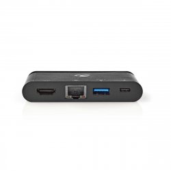 Nedis TCARF260BK notebook dock/port replicator USB 3.2 Gen 1 (3.1 Gen 1) Type-C Black