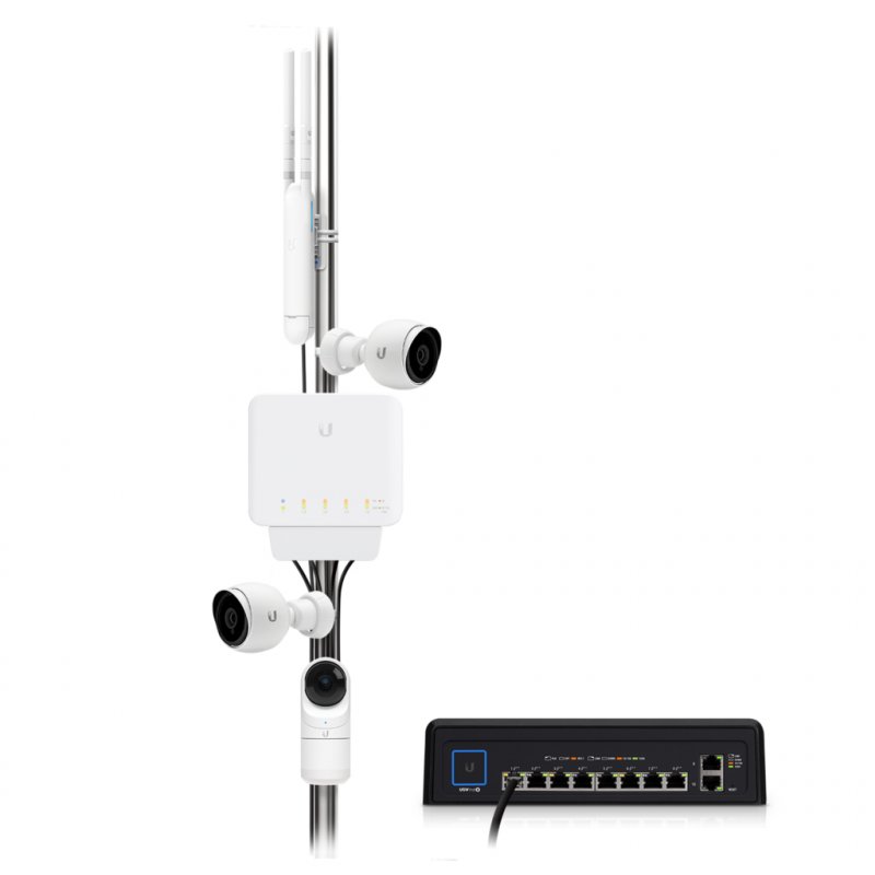Ubiquiti UniFi Switch Flex (3-pack) Géré L2 Gigabit Ethernet (10/100/1000) Connexion Ethernet, supportant l'alimentati