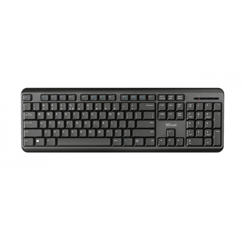 Trust Ody clavier RF sans fil QWERTZ Allemand Noir