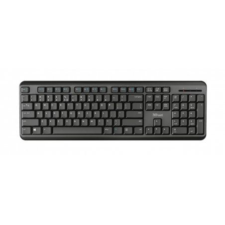 Trust Ody clavier RF sans fil QWERTZ Allemand Noir