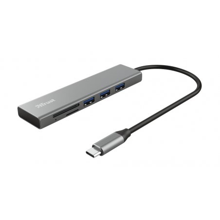 Trust Halyx USB 3.2 Gen 1 (3.1 Gen 1) Type-C 104 Mbit/s Aluminium