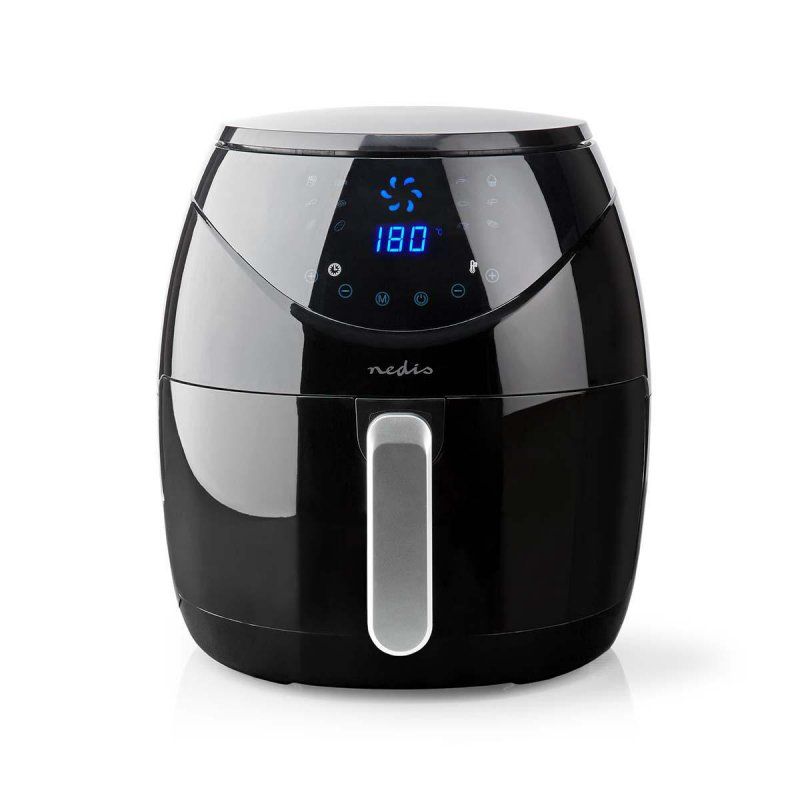Nedis KAAF250EBK fryer Single 6.5 L Stand-alone 1800 W Hot air fryer Black