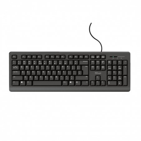 Trust TK-150 keyboard USB QWERTZ German Black