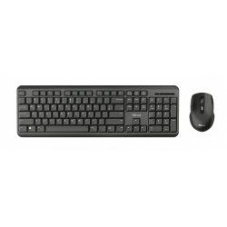 Trust TKM-350 clavier Souris incluse RF sans fil QWERTZ Allemand Noir