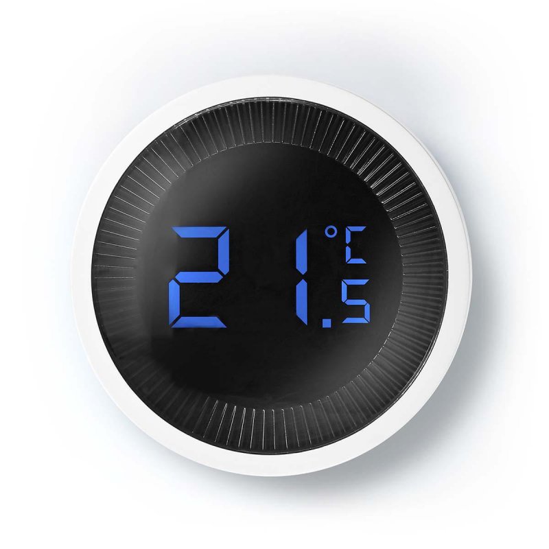 Nedis Thermostat ZBHTR10WT Zigbee 3.0 | Batteriebetrieben | LCD-Anzeige | Android™ / IOS