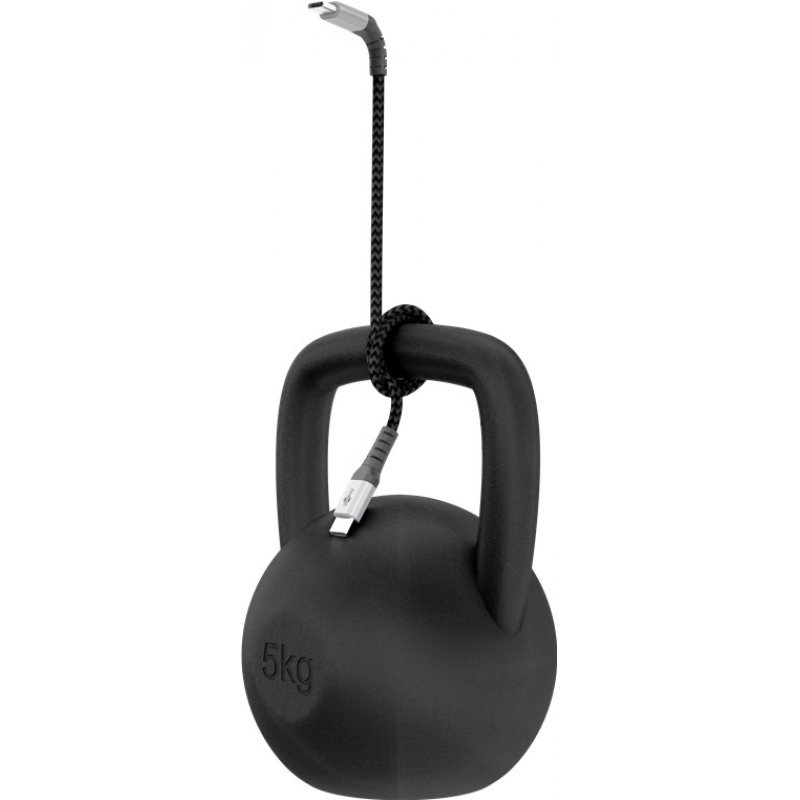 Goobay 49272 câble Lightning 2 m Noir, Gris