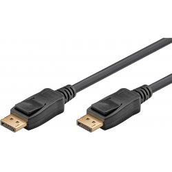 Goobay 58534 câble DisplayPort 2 m Noir