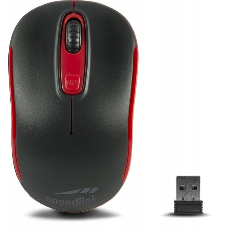 Speedlink CEPTICA Wireless-Mouse, 3 Tasten, USB-A-Empfänger, 1600 dpi Auflösung, 2,4-GHz-Funktechnologie, 10m Reichwei