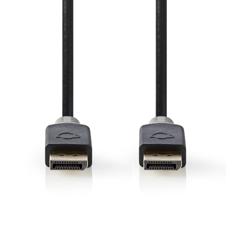 Nedis Displayport-Kabel | DisplayPort Stecker | DisplayPort Stecker | 8K@60Hz | Vergoldet | 2.00 m | rund | PVC | Anthra