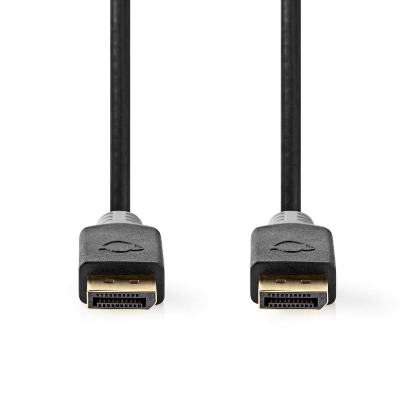 Nedis Displayport-Kabel | DisplayPort Stecker | DisplayPort Stecker | 8K@60Hz | Vergoldet | 3.00 m | rund | PVC | Anthra