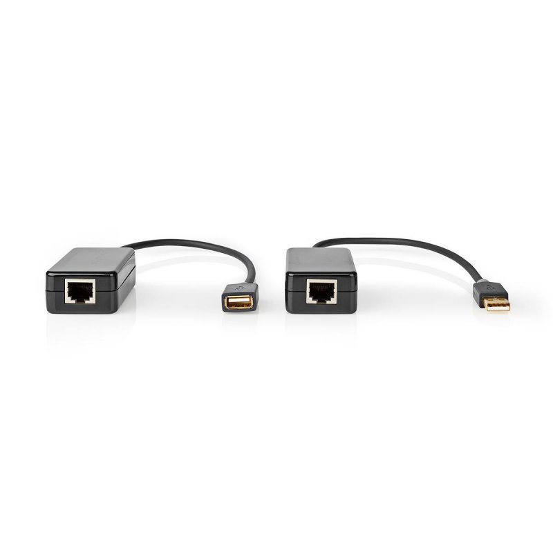 Nedis USB 2.0 Active Extension Cable A Male - A Female 50.0 m Black