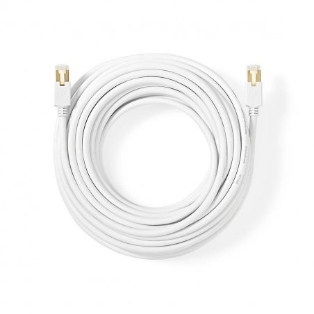 Nedis CCBW85210WT100 câble de réseau Blanc 10 m Cat6 F/UTP (FTP)