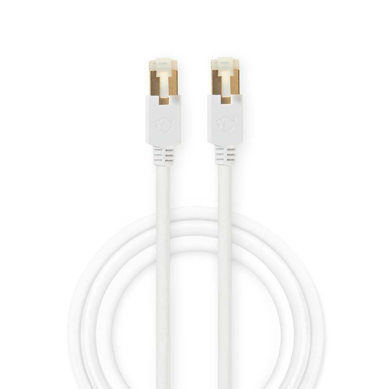 Nedis CCBW85221WT10 networking cable White 1 m Cat6 S/FTP (S-STP)