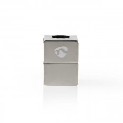 Nedis Cat 6 Netzwerkadapter | Geschirmt | RJ45 (8P8C) Buchse | RJ45 (8P8C) Buchse | Gerade | Metall | Verpackung mit Sic