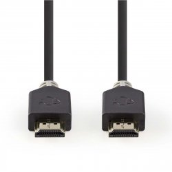 Nedis HDMI™ -Kabel | HDMI™ Stecker | HDMI™ Stecker | 8K@60Hz | eARC | Vergoldet | 2.00 m | PVC | Anthrazit | Verpa