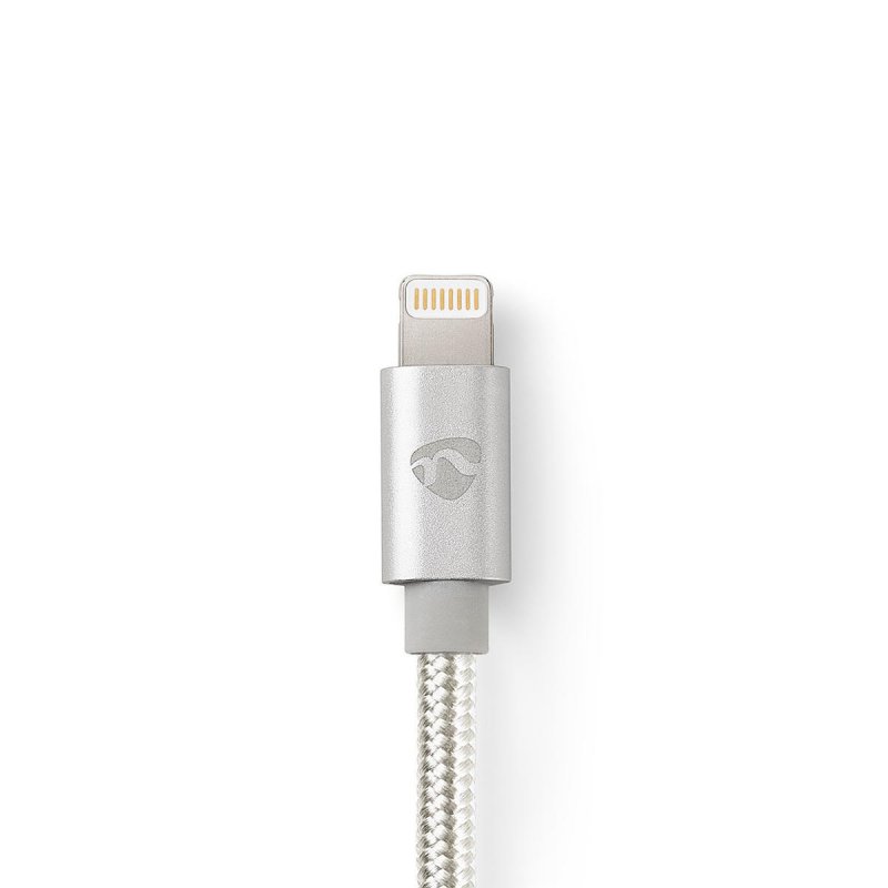 Nedis USB-Kabel | USB 2.0 | Apple Lightning 8-Pin | USB-A Stecker | 480 Mbps | Vergoldet | 3.00 m | rund | Geflochten / 
