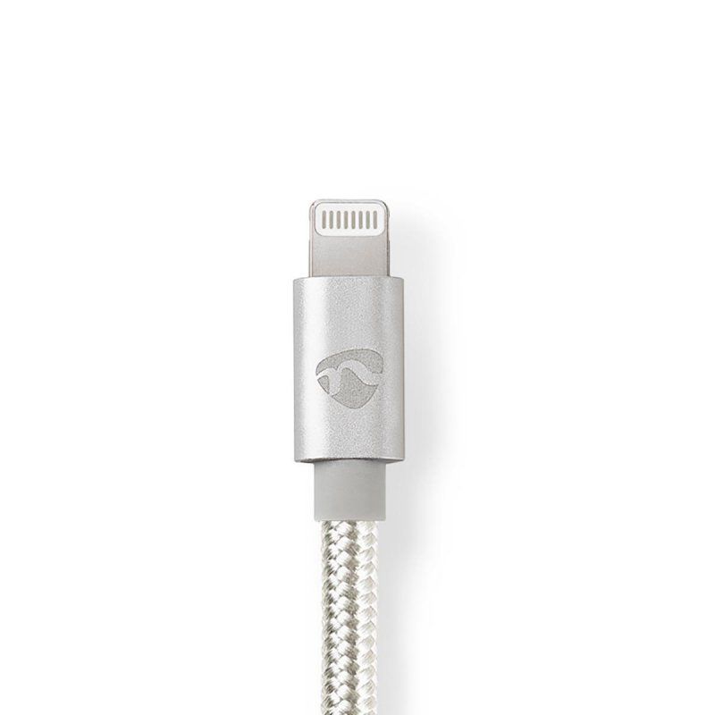 Nedis CCTB39650AL20 lightning cable 2 m Aluminium