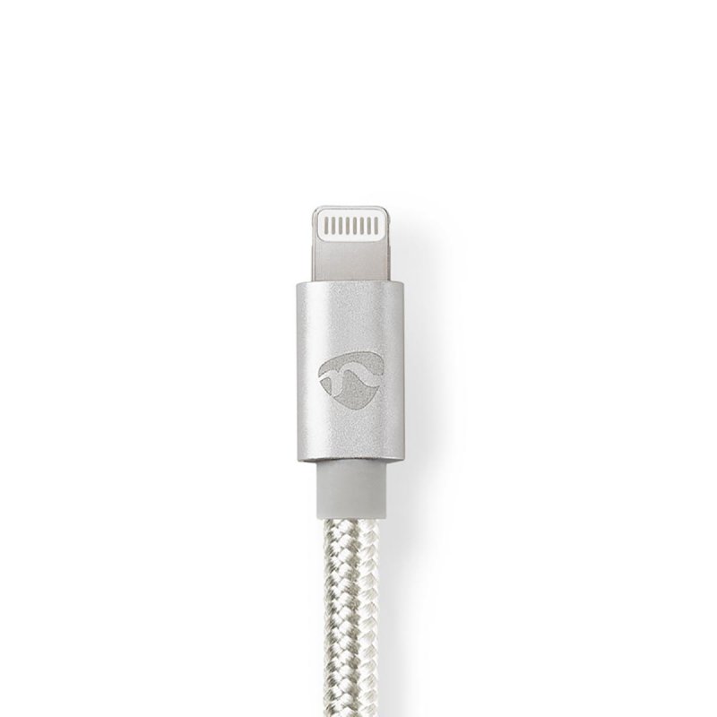 Nedis CCTB39940AL10 lightning cable 1 m Aluminium