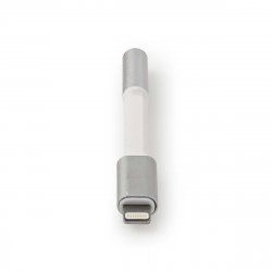 Nedis CCTB39950AL015 câble de téléphone portable Aluminium Apple 30-pin 3,5mm