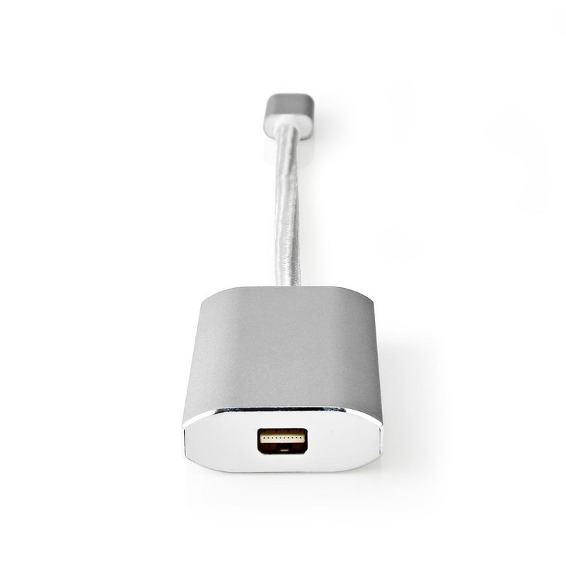 Nedis USB-Adapter | USB 3.2 Gen 1 | USB-C™ Stecker | Mini DisplayPort Buchse | 0.20 m | rund | Vergoldet | Geflochten 