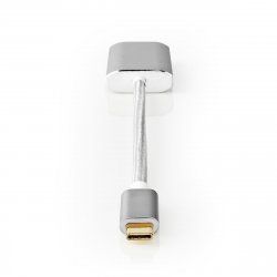 Nedis CCTB64680AL02 adaptateur graphique USB Argent