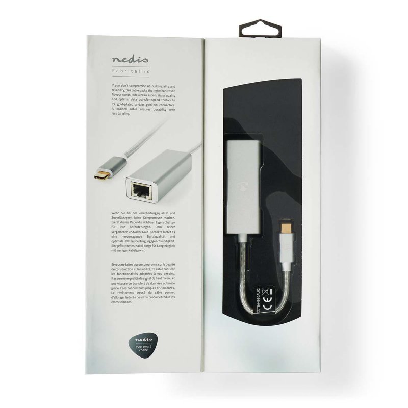 Nedis CCTB64950AL02 carte réseau Ethernet 1000 Mbit/s