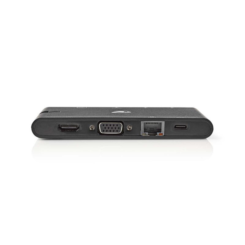 Nedis TCARFD200BK station d'accueil USB 3.2 Gen 1 (3.1 Gen 1) Type-C Noir