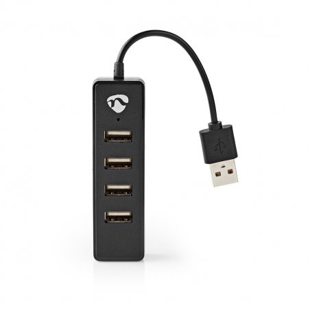 Nedis USB-Hub | 4-Port port(s) | USB 2.0 | Stromversorgung über USB | 4x USB