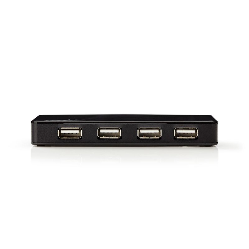 Nedis UHUBU2730BK interface hub USB 2.0 Black
