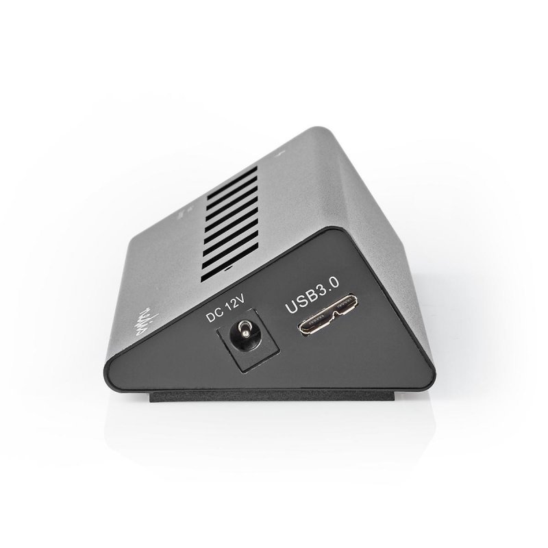 Nedis UHUBUP3810BK interface hub USB 3.2 Gen 1 (3.1 Gen 1) Micro-B 5000 Mbit/s Black