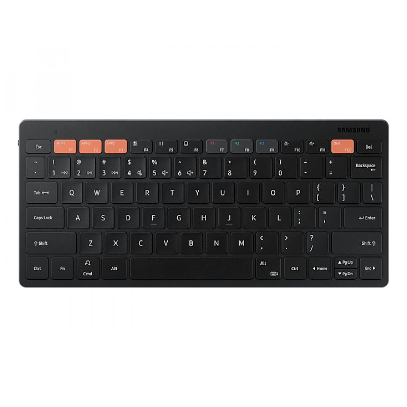 Samsung EJ-B3400BBGGDE mobile device keyboard Black Bluetooth QWERTZ German
