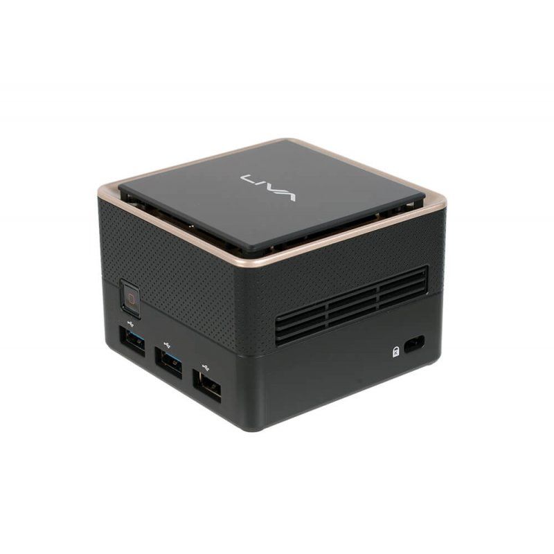 ECS LIVA Q3 Plus R1505G AMD Ryzen 4 GB DDR4-SDRAM 64 GB eMMC Mini PC Black