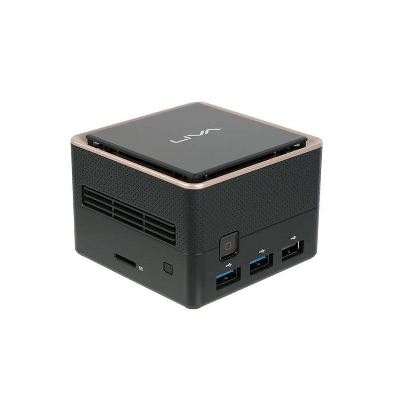 ECS LIVA Q3 Plus R1505G AMD Ryzen 4 GB DDR4-SDRAM 64 GB eMMC Mini PC Black