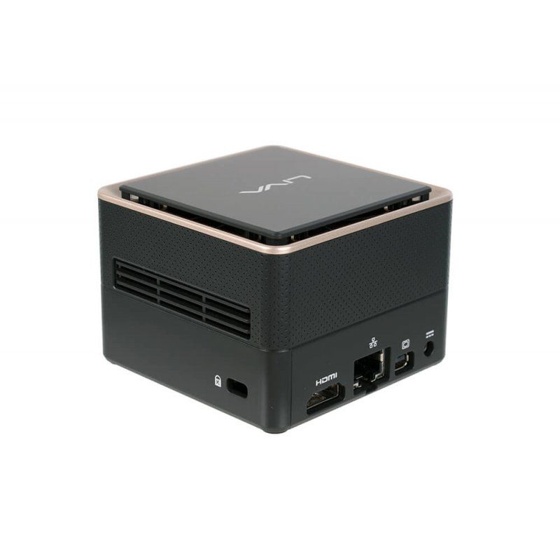 ECS LIVA Q3 Plus R1505G AMD Ryzen 4 Go DDR4-SDRAM 64 Go eMMC Mini PC Noir