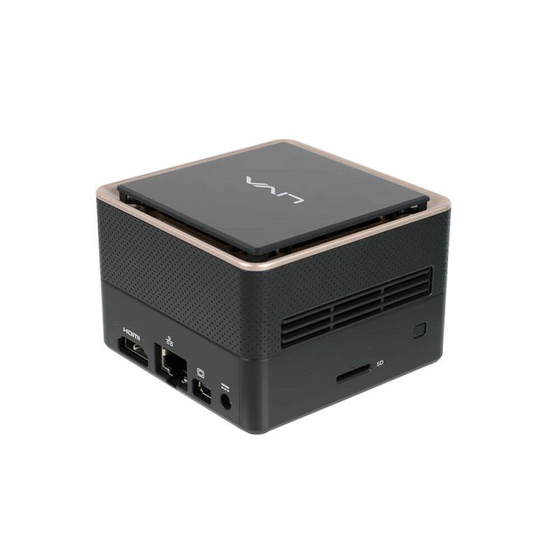 ECS LIVA Q3 Plus R1505G AMD Ryzen 4 GB DDR4-SDRAM 64 GB eMMC Mini PC Black