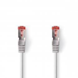 Nedis Cat 6 Kabel | RJ45 Stecker | RJ45 Stecker | S/FTP | 7.50 m | rund | LSZH | Grau | Plastikbeutel