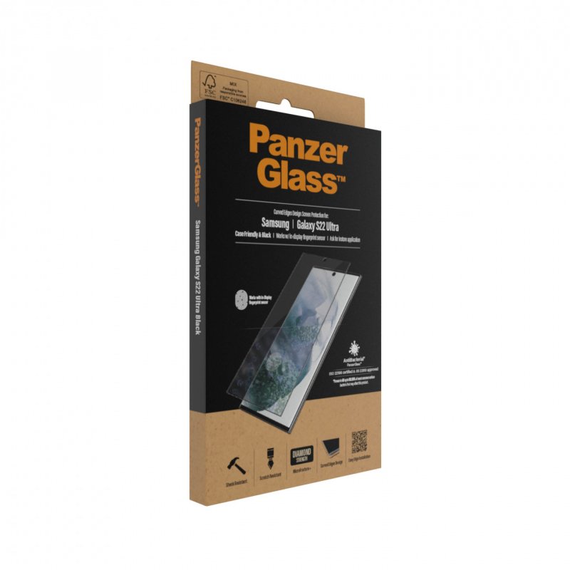 PanzerGlass Displayschutz für Samsung Galaxy S22 Ultra