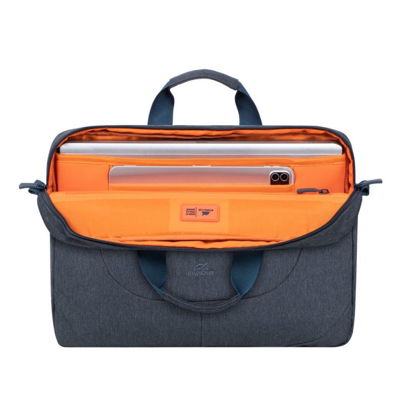 Rivacase 7731 notebook case 39.6 cm (15.6") Briefcase Grey