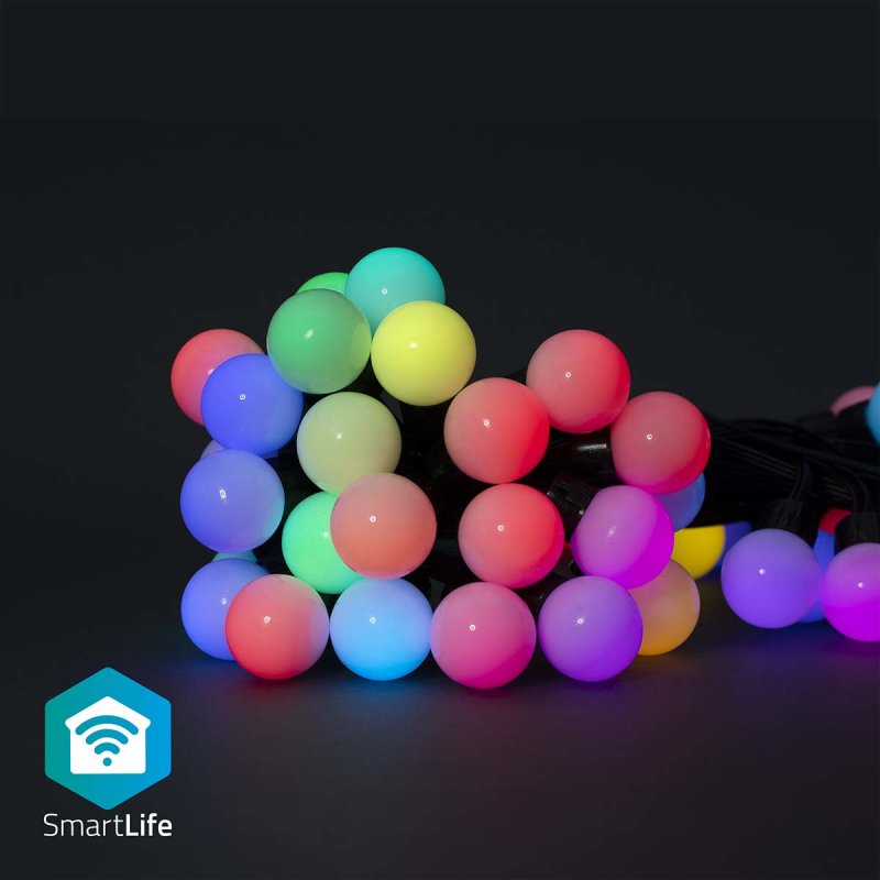 Nedis SmartLife Dekorative LED | Wi-Fi | RGB | 48 LED's | 10,80m | Android™ / IOS