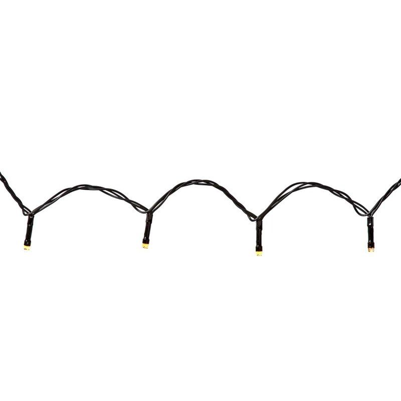 Nedis SmartLife Dekorative LED| Wi-Fi| Warm bis kühlen weiß| 200 LED's| 10 x 2 m| Guirlande lumineuse décorative Noir